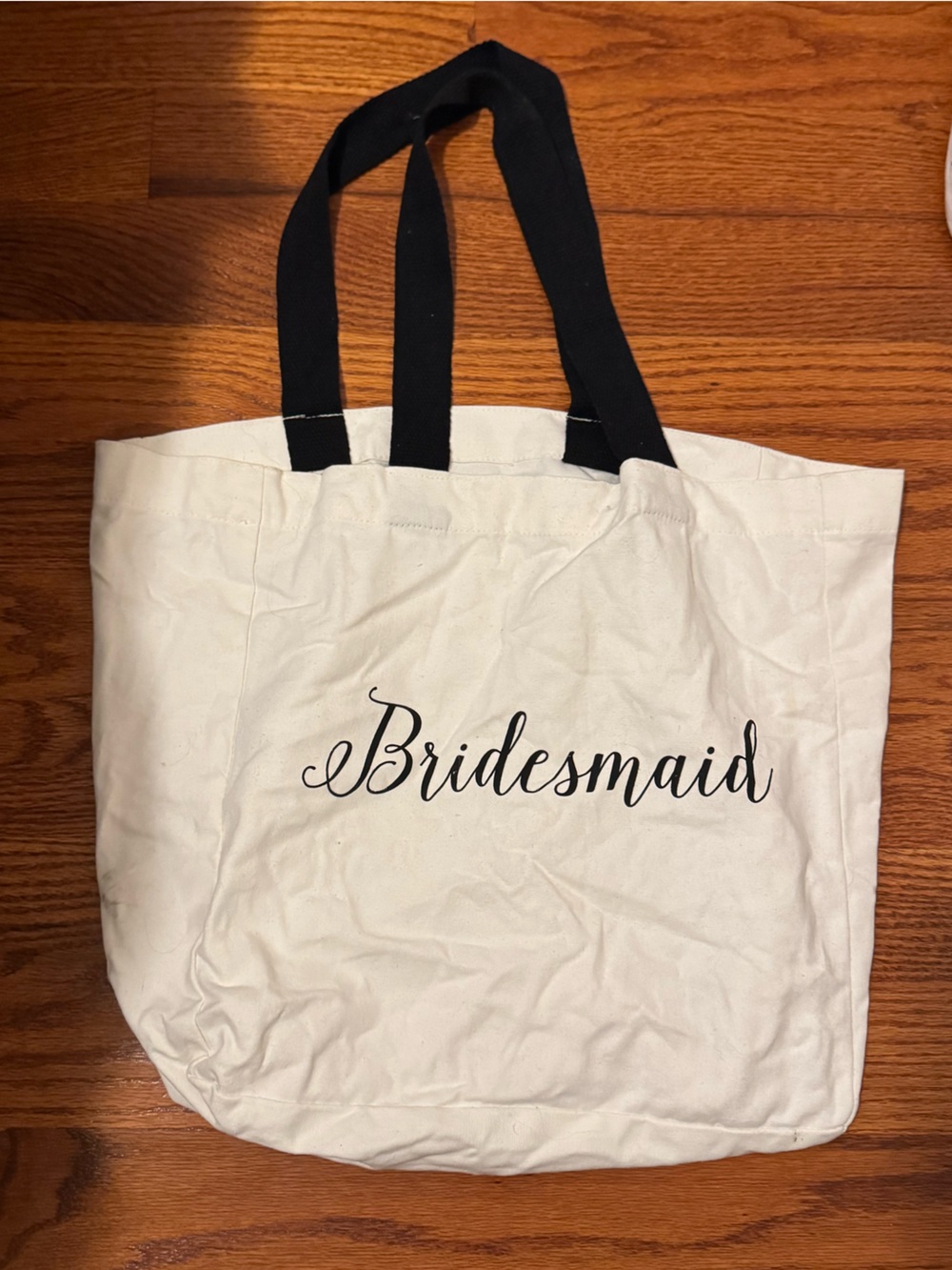 Bridesmaid Canvas Tote Bag